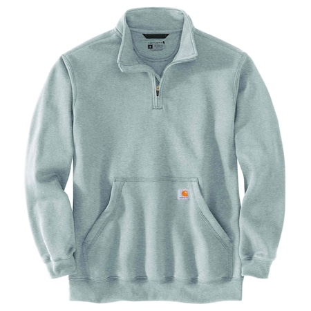 Carhartt Men's TS5294 M RLseFit MW QZip MckNck Sw L REG Pullover Loose Heather Grey TS5294-M / 105294-HGYLREG